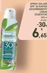 Conad - Spray Solar Spf 30 Rapido Assorbimento