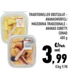 Conad - Macedonia Tradizionale Ananas Cubetti