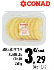 Conad - Ananas Fette/ Rondelle