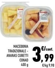 Conad - Macedonia Tradizionale Ananas Cubetti