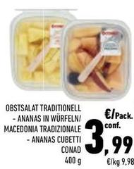 Conad - Macedonia Tradizionale/Ananas Cubetti