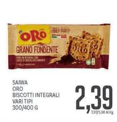 Saiwa - Oro Biscotti Integrali
