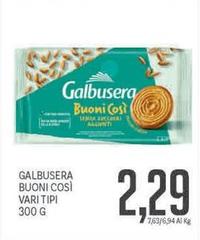 Galbusera - Buoni Così