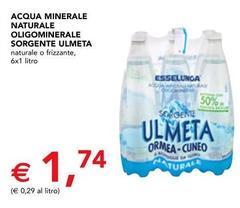 Esselunga - Acqua Minerale Naturale Oligominerale