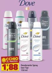 Dove - Deodorante Spray