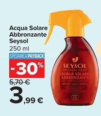 Seysol - Acqua Abbronzante