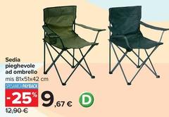 Sedia Pieghevole Ad Ombrello