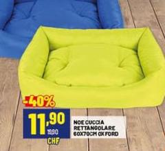 Noe - Cuccia Rettangolare 60x70cm Oxford