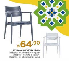 Sedia Con Braccioli Regnum