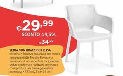 Sedia Con Braccioli Elisa