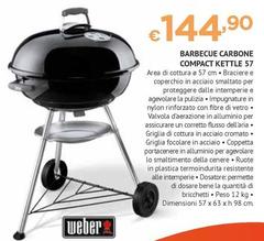 Weber - Barbecue Carbone Compact Kettle 57
