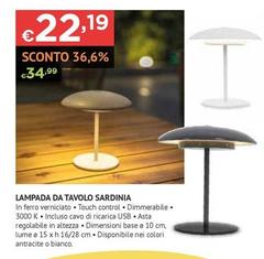 Lampada Da Tavolo Sardinia