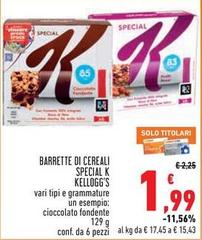 Kelloggs - Barrette Di Cereali Special K