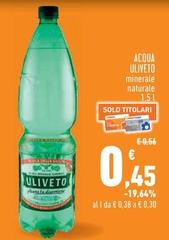 Uliveto - Acqua Minerale Naturale