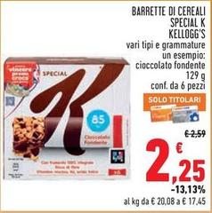 Kelloggs - Barrette Di Cereali Special K