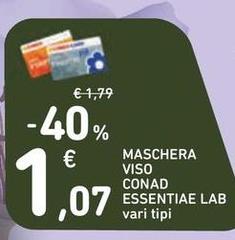 Conad - Maschera Viso Essentiae Lab