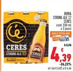 Ceres - Birra Strong Ale 7,7