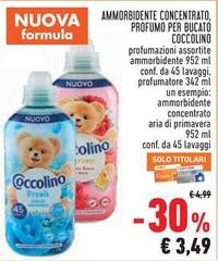 Coccolino - Ammorbidente Concentrato, Profumo Per Bucato