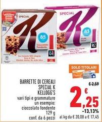 Kelloggs - Barrette Di Cereali Special K