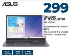 Asus - Notebook E510KA-BQ1167WS