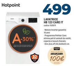 Hotpoint - Lavatrice HB 123 Care IT