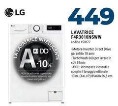 LG - Lavatrice F4R3010NSWW 