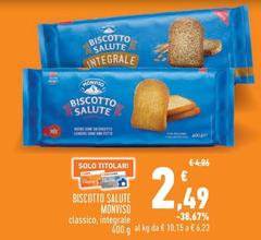 Monviso - Biscotto Salute