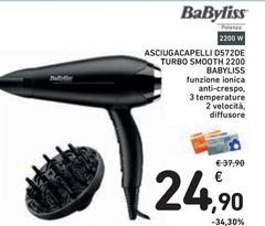 Babyliss - Asciugacapelli D572DE Turbo Smooth 2200