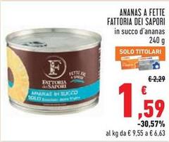 Fattoria sapori - Ananas A Fette