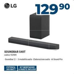 LG - Soundbar S40T