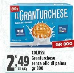 Colussi - Granturchese Senza Olio Di Palma
