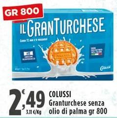 Colussi - Granturchese Senza Olio Di Palma