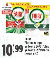 Fairy - Platinum Caps Yellow
