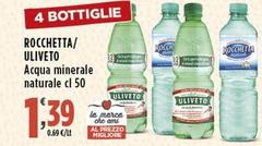 Rocchetta/uliveto - Acqua Minerale Naturale