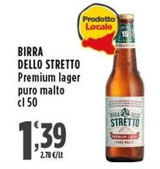 Birra Dello Stretto - Premium Lager Puro Malto