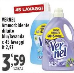 Vernel - Ammorbidente Diluito Blu