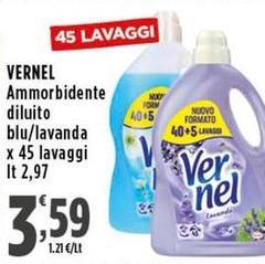 Vernel - Ammorbidente Diluito Blu