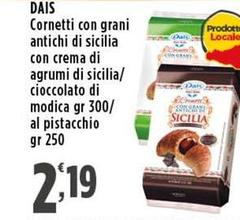 Dais - Cornetti Con Grani Antichi Di Sicilia Con Crema Di Agrumi Di Sicilia