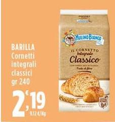 Mulino Bianco - Cornetti Integrali Classici
