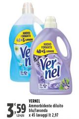 Vernel - Ammorbidente Diluito Blu