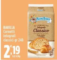 Barilla - Mulino Bianco Cornetti Integrali Classici