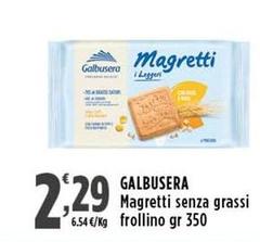 Galbusera - Magretti Senza Grassi Frollino