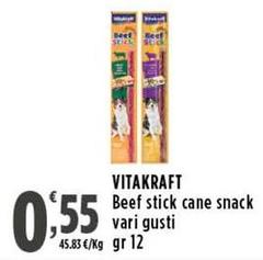 Vitakraft - Beef Stick Cane Snack
