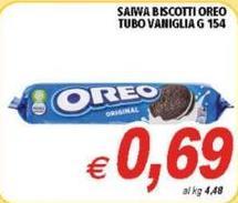 Saiwa - Biscotti Oreo Tubo Vaniglia
