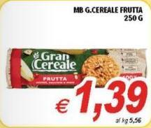 Gran Cereale - M.b.g.Cereale Frutta