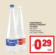 Acqua Minerale Naturale/Frizzante