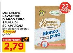 Spuma Di Sciampagna - Detersivo Lavatrice Bianco Puro