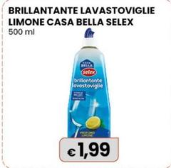 Selex - Brillantante Lavastoviglie Limone Casa Bella 500 Ml