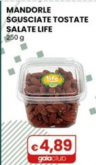 Life - Mandorle Sgusciate Tostate Salate 250 G