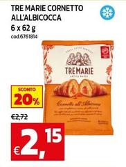 Tre Marie - Cornetto All'Albicocca
